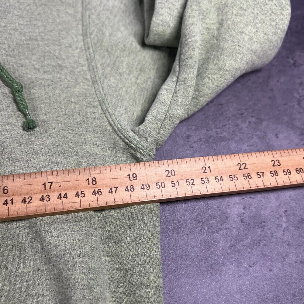 Vintage Champion Notre Dame Hoodie Women Small Green Lime Light Sweatshirt NCAA - Picture 4 of 7